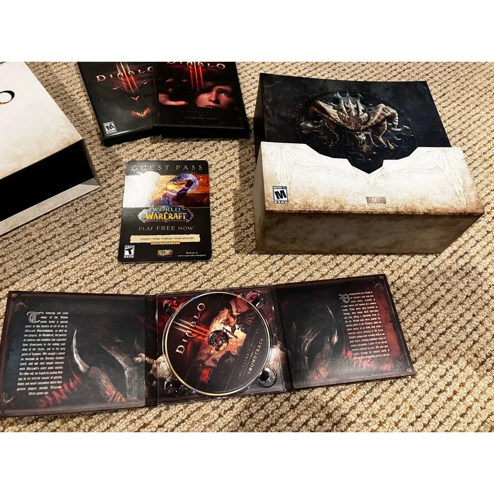 Diablo III & Reaper of Souls Collector's Edition PC Blizzard Big Box‎ Set Bundle